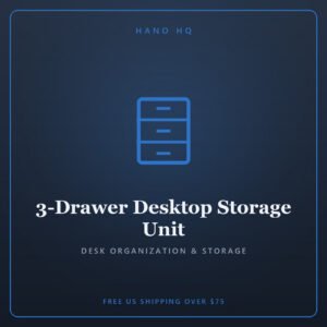 3-Drawer Desktop Storage Unit