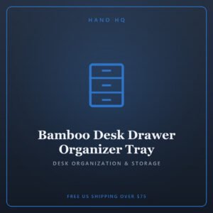 Bamboo Desk Drawer Organizer Tray