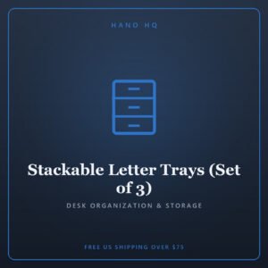 Stackable Letter Trays (Set of 3)