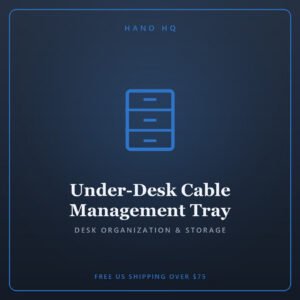 Under-Desk Cable Management Tray