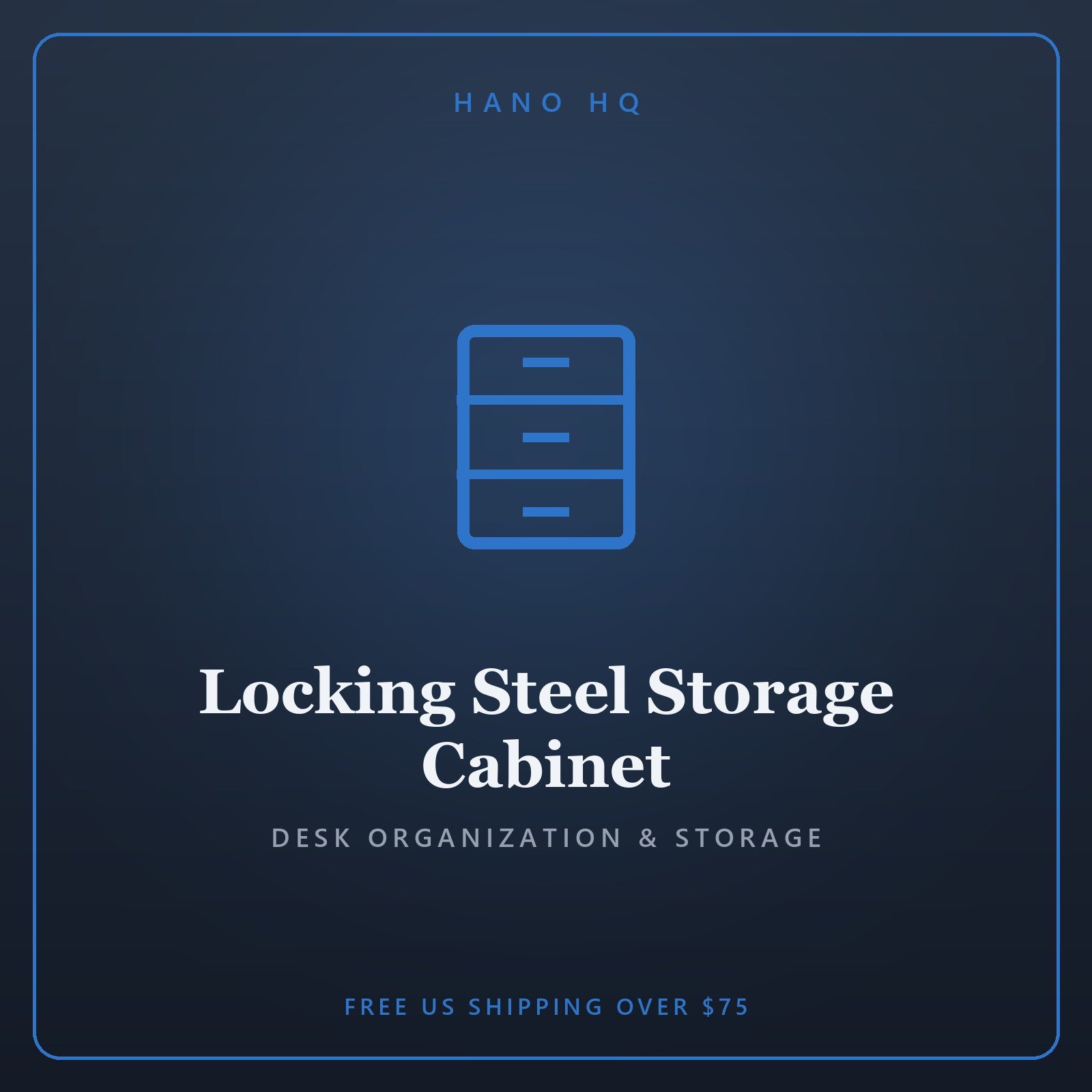 Locking Steel Storage Cabinet