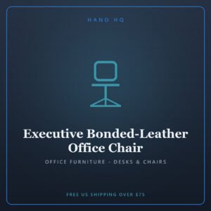 Executive Bonded-Leather Office Chair
