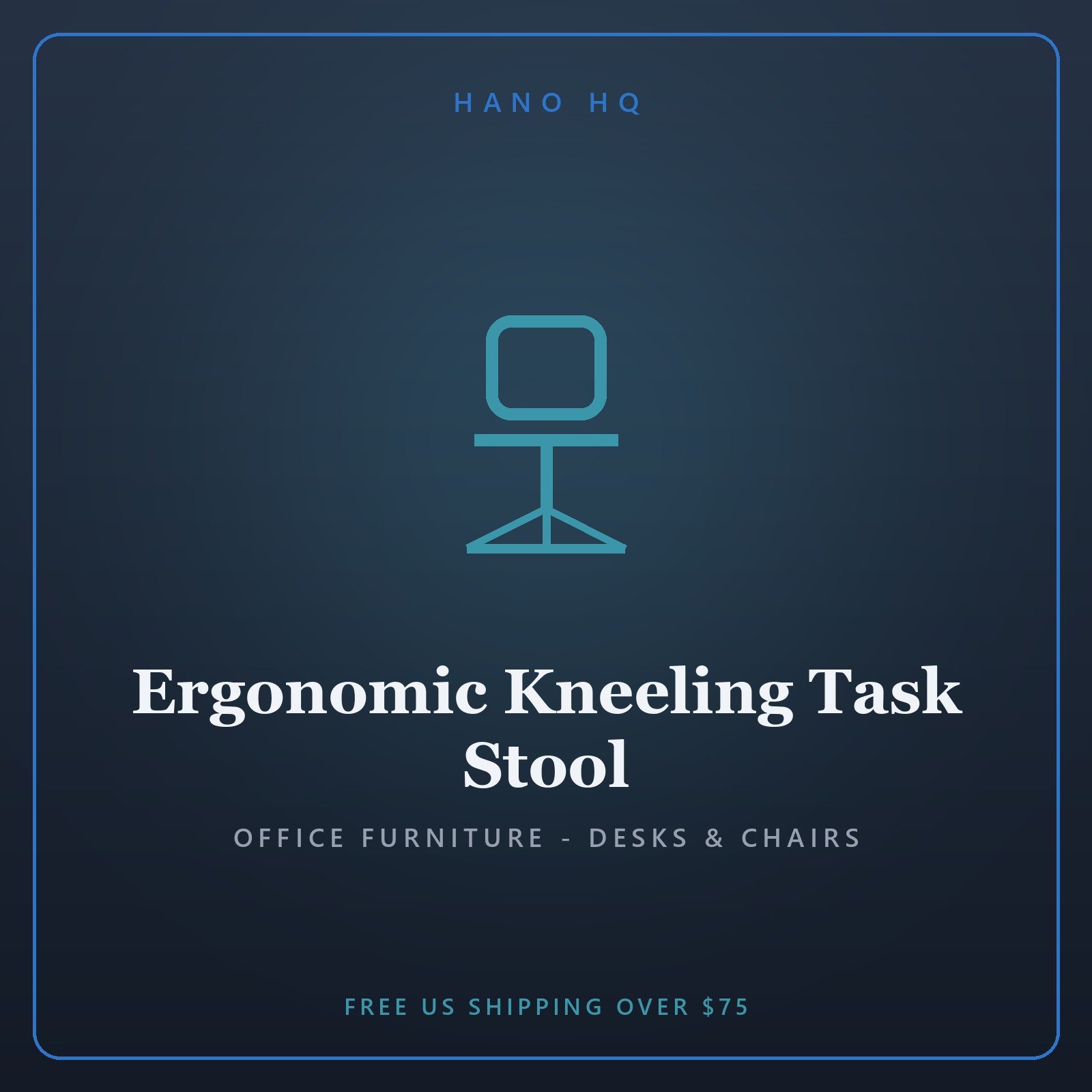 Ergonomic Kneeling Task Stool