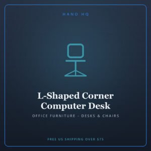 L-Shaped Corner Computer Desk