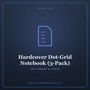 Hardcover Dot-Grid Notebook (3-Pack)