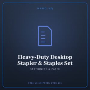 Heavy-Duty Desktop Stapler & Staples Set