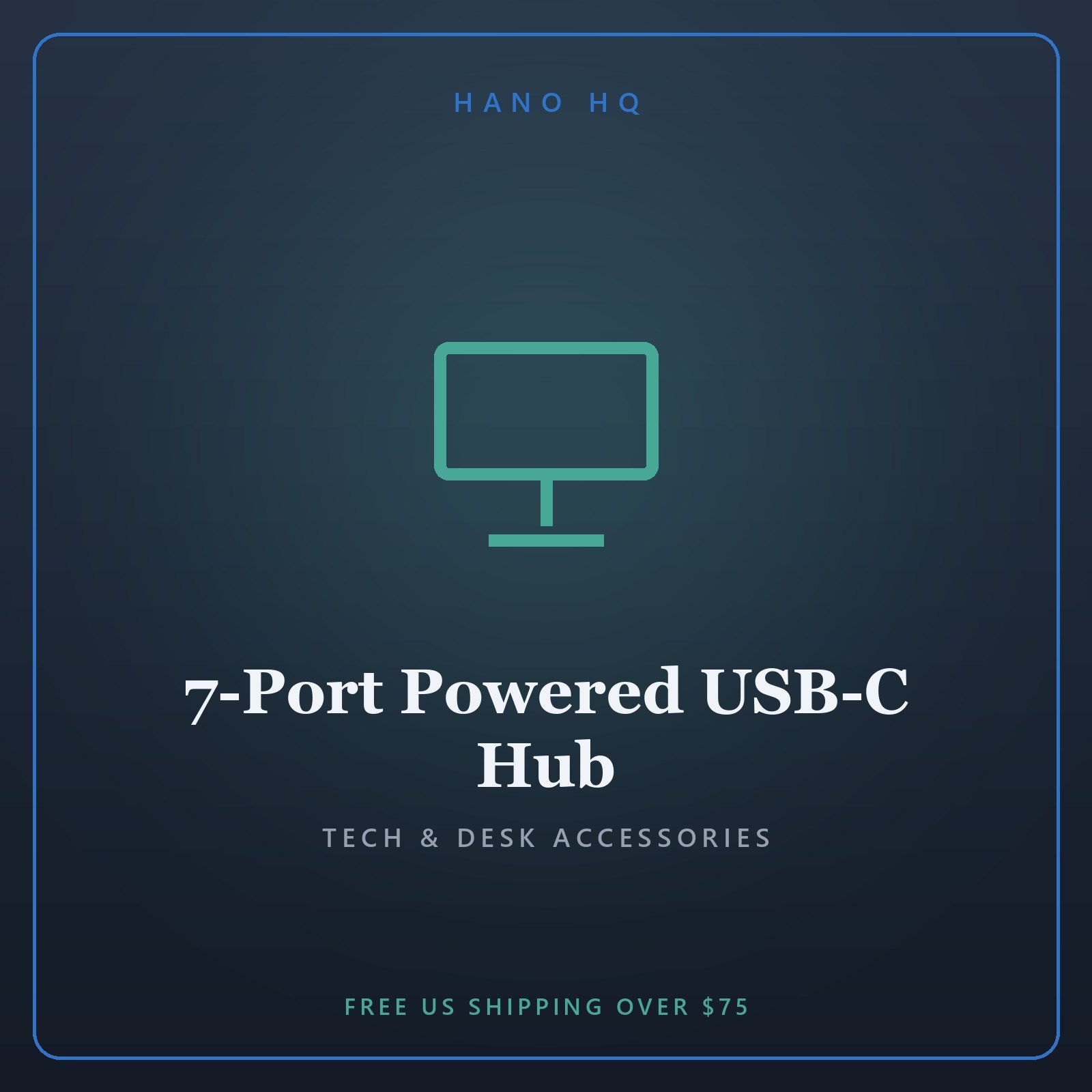 7-Port Powered USB-C Hub