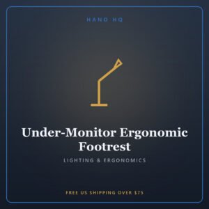 Under-Monitor Ergonomic Footrest