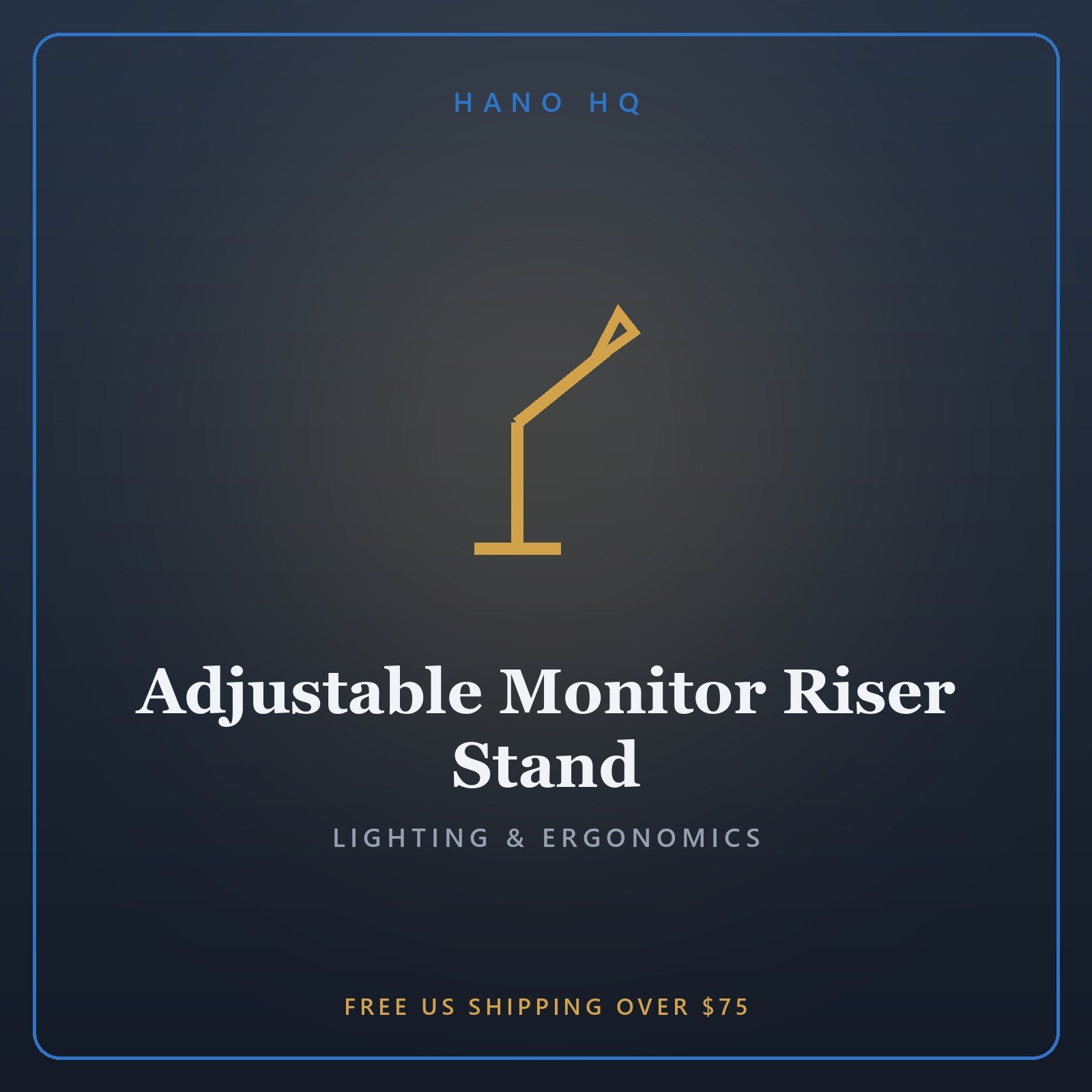 Adjustable Monitor Riser Stand